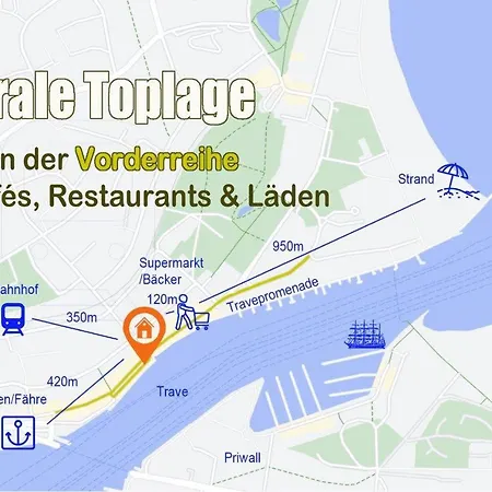 Apartment Nordic Nature Loft In Travemuende Direkt In Der Vorderreihe Inkl Privatsauna